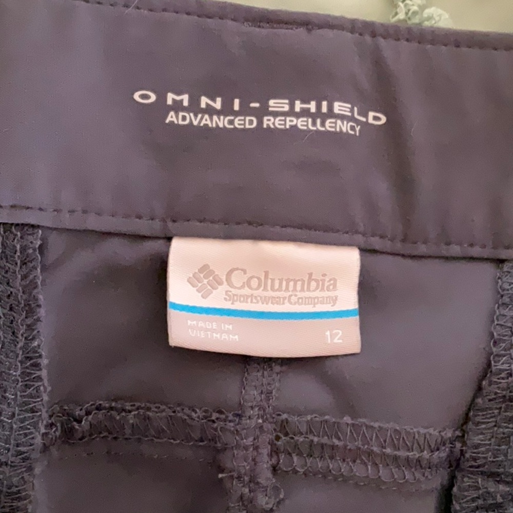 Columbia Omni-Shield Gray Pants, Sz 12 - Picture 2 of 12